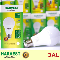 13W, HARVEST LIGHTING Bohlam LED A Bulb, Lampu LED 13 Watt