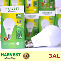 15W, HARVEST LIGHTING Bohlam LED A Bulb, Lampu LED 15 Watt