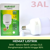 30W, HARVEST LIGHTING Kapsul LED T Bulb, Lampu LED 30 Watt