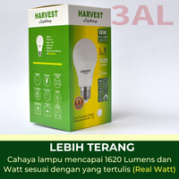 18W, HARVEST LIGHTING Bohlam LED A Bulb, Lampu LED 18 Watt