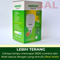 40W, HARVEST LIGHTING Kapsul LED T Bulb, Lampu LED 40 Watt