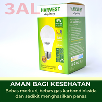 9W, HARVEST LIGHTING Bohlam LED A Bulb, Lampu LED 9 Watt