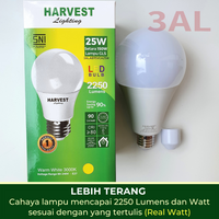 25W, HARVEST LIGHTING Bohlam LED A Bulb, Lampu LED 25 Watt