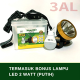 45W, Headlamp Lampu Senter Kepala LED, Rechargeable, Multiguna