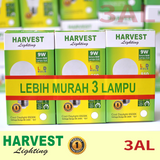 9W, HARVEST LIGHTING Bohlam LED A Bulb, Lampu LED 9 Watt